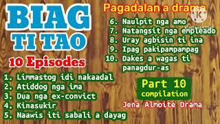 PART 10 compilation (BIAG TI TAO) PAGADALAN a drama ilocano (Jena Almoite Drama)