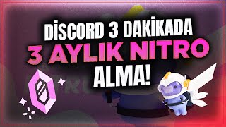 3 Dakikada Bedava Discord Nitro Alma \