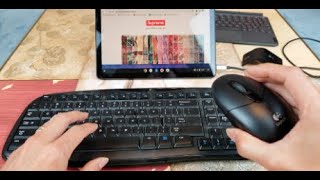 Lenovo Chromebook Duet External Gaming Mouse \u0026 Pro Keyboard Hook-Up!