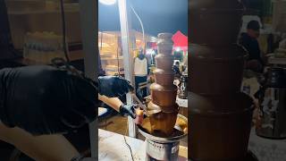 #chocolate fountain #muscatfestival2024