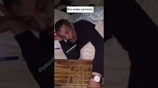 Bro woke up twice Backgammon MEME