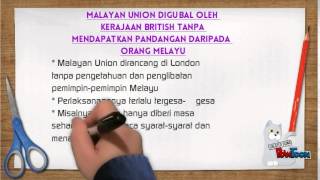 faktor faktor penentangan malayan union