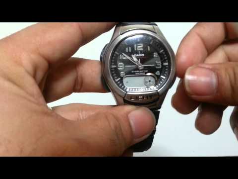cara setting jam casio illuminator telememo 30