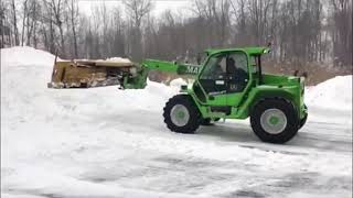 Merlo Telehandlers Are The Perfect Choice For Snow Removal Businesses