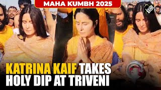 Maha Kumbh 2025: Katrina Kaif takes holy dip at Triveni Sangam in Prayagraj