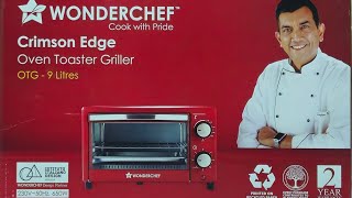 WONDERCHEF OTG OVEN # CRIMSON EDGE -9 LITRES #unboxing #review #2024 #appliances #otg #wonderchef