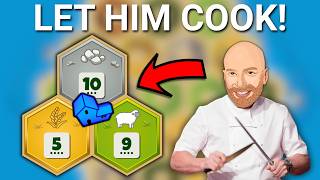 Catan Pro Plays TRICKY OWS Strategy On Stacked Board