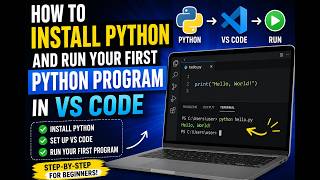 How to Install Python and Run Your First Python Program in VS Code Complete Beginner Tutorial (2026)