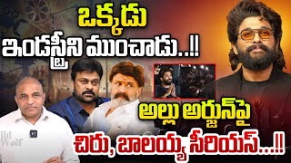 అల్లు అర్జున్‌ పైచిరు, బాలయ్య సీరియస్‌...!! | Chiru,Balayya Serious On Allu Arjun | Wild Wolf Telugu