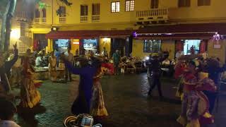 Street Dancers In Cartagena, Colombia