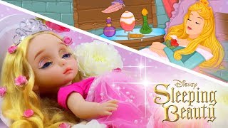 REPAINTING DOLLS | Disney Princess Aurora Sleeping Beauty Custom Doll | Kids Makeup and Dressup