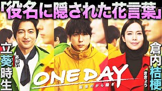 【ONE DAY】徹底予習！プロデューサーが明言...役名に考察ヒントあり!!!名前に隠れている\