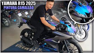 NOVA YAMAHA R15 CAMALEÃO - LANÇAMENTO 2025