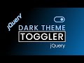 Ultimate Dark/Light Theme Toggle | jQuery & Local Storage