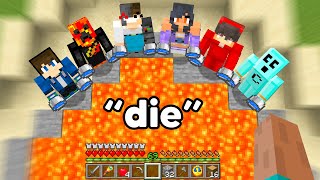 Minecraft, But If You DIE my Friends Lose...