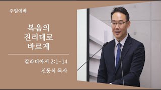 [평택온누리교회 일요주일 2부 예배] 복음의 진리대로 바르게 (갈라디아서 2:1-14) | 신동식 담당목사 | 2021.10.24(일)