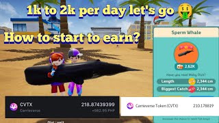 carrieverse how to start earn? 1k to 2k php daily 🤑