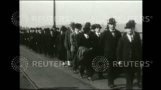 1928 ENGLAND: Funeral of Roy Kilner, Yorkshire and England cricketer