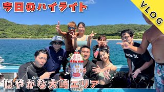 【ダイビングVlog】🎉記念ダイブのお祝い〜🥳