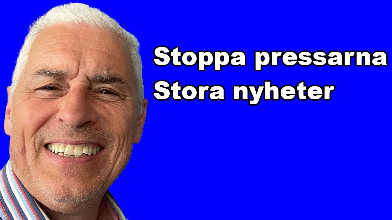 Stoppa Pressarna - Stora Nyheter Och Vad Händer Egentligen På Marknaden ...