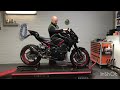 kawasaki z900 full akrapovic exhaust system install video