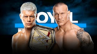 WWE Cody Rhodes vs Randy Orton Full Match WWE Royal Rumble 2025