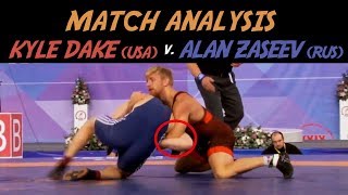 Match Analysis: Kyle Dake (USA) v. Alan Zaseev (RUS) - Yarygin 2018