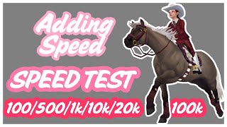 Speed Test: SPEED 100 → 100 000 - Star Stable Cheats