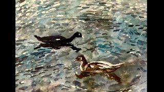 Painting Ducks at Polly Palmer Park | Gouache Painting – Day 15 of My Art Journal