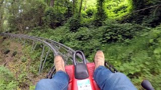 Gatlinburg Mountain Coaster on-ride HD POV @60fps