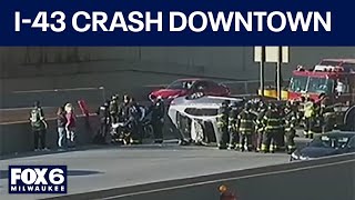 I-43 crash in Milwaukee near Highland Avenue | FOX6 News Milwaukee