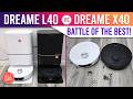 Dreame Ultra Robot Vacuum & Mop COMPARISON: L40 vs X40  Which one Should you Buy?