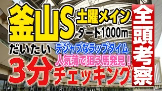 超穴馬を本命で！【釜山S】 小倉土曜メインを3分チェッキング！プさんS