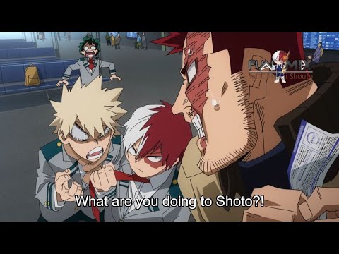 When Todoroki wants to sit next to Midoriya and Bakugo – Worlds Heroes Take-Off