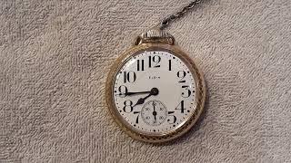 1929 Elgin Pocket Watch 17 Jewel - Setting and Adjusting