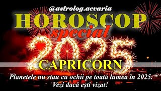 ♑Zodia CAPRICORN ♾ Horoscop SPECIAL 2025 cu astrolog ACVARIA🚩  Saturn si Neptun va mai taie elanul