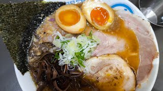 丸目背脂煮干。旺角🥚🥚🥚Marume Ramen。Mong Kok