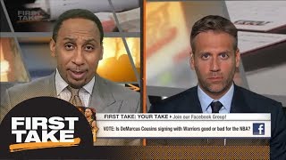 Max on Warriors adding DeMarcus Cousins: Other teams need to step their game up | First Take | ESPN