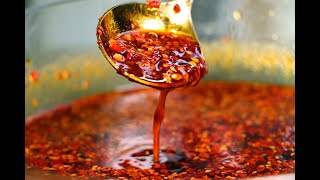 辣椒油怎麼做才最香？辣椒油做法详细教程，油泼辣子 Chili Oil