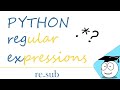 python re.sub