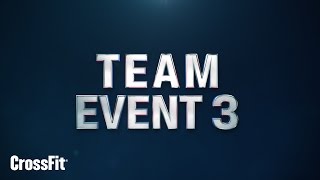 2015 Regionals: Team Event 3 Announcement