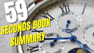 59 Seconds Book Summary by richard wiseman - #booksummary #59seconds