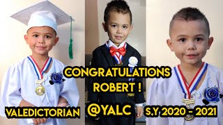 ROBERT  VALEDICTORIAN @YOUNG ACHIEVERS LEARNING CENTER NANGKA/ VALEDICTORY SPEECH/ PARENTS MESSAGE