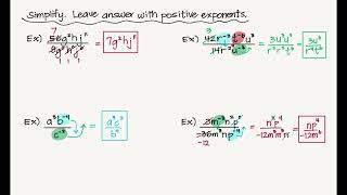 McGraw Hill Reveal Math Algebra1 8-3 & 8-4: Zero, Negative, & Integer Exponents