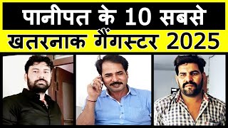 Panipat News Live : Top 10 Gangster in Panipat (Haryana)