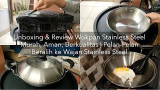 Review Wokpan Harden Golden Flying Fish | Murah , Aman, Berkualitas | Beralih ke Wajan Stainless