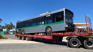 TransGoldfields Volvo B7RLE Futurebus being scrapped