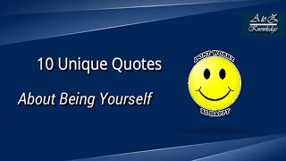 10 Unique Quotes About Being Yourself | Being Myself Quotes