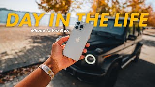 iPhone 15 Pro Max Real Day In The Life Review (Battery & Camera Test)