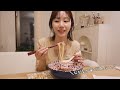 【母娘の1日の食事vlog】パパがいないリアルなお家ご飯…【トマトそうめん🍅】